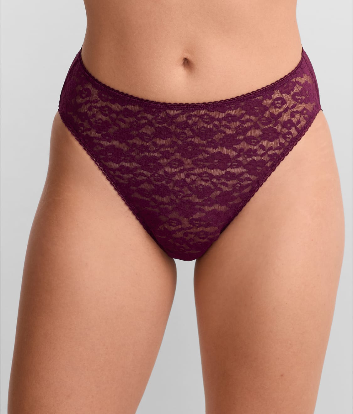 Allover Lace High-Leg Brief