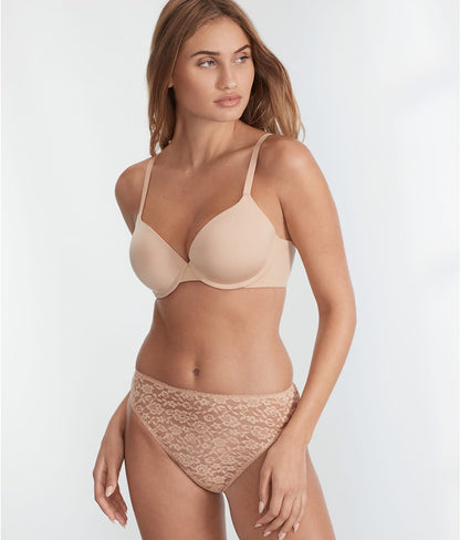 Allover Lace High-Leg Brief