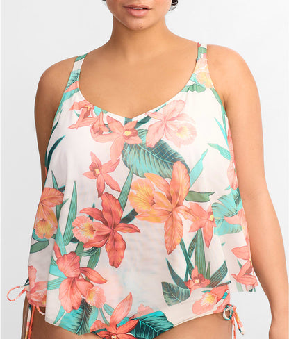 Island Flora Captive Underwire Tankini Top