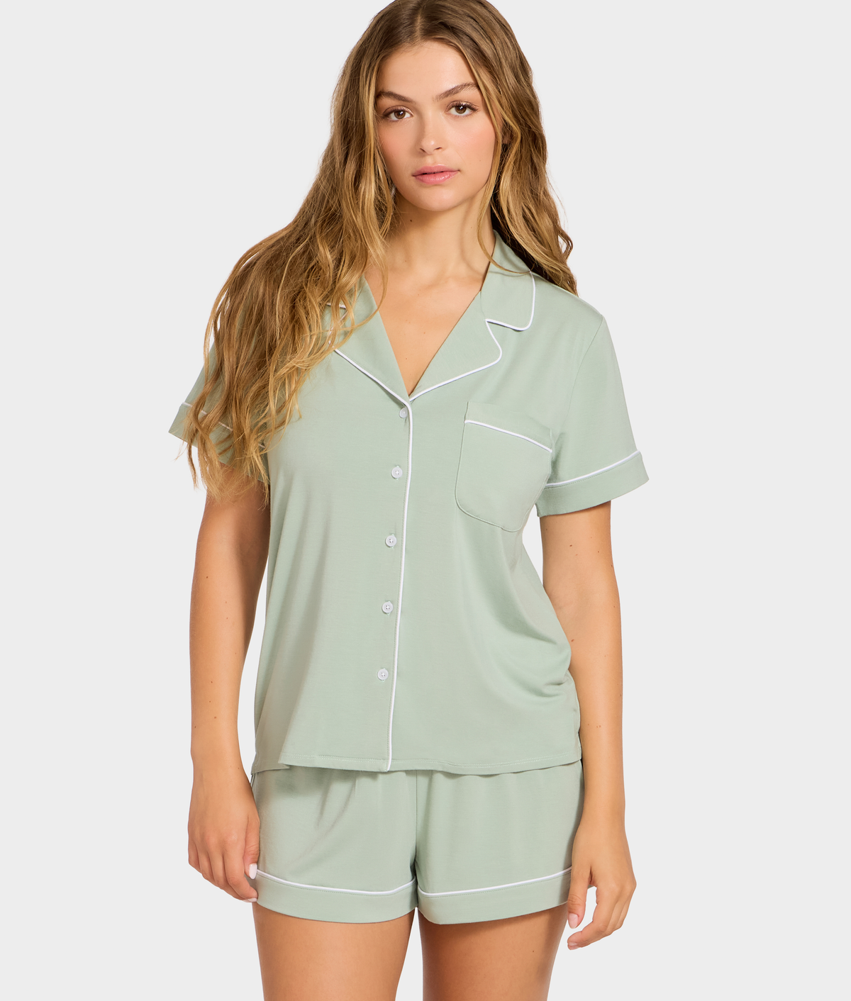 The Cooling Piped Shorts Set