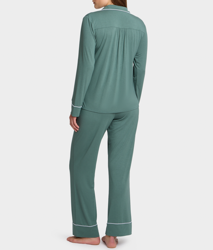 The Cooling Piped Pajama Set