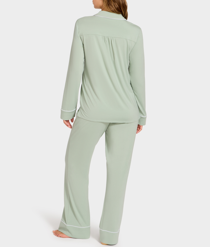 The Cooling Piped Pajama Set