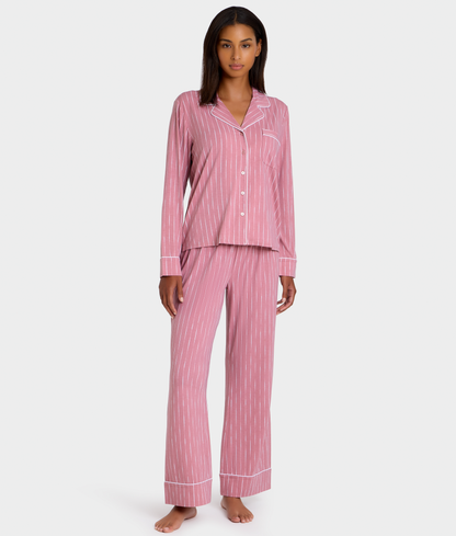 The Cooling Piped Pajama Set