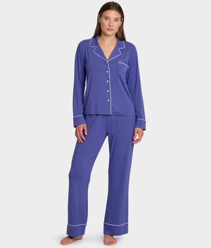 The Cooling Piped Pajama Set