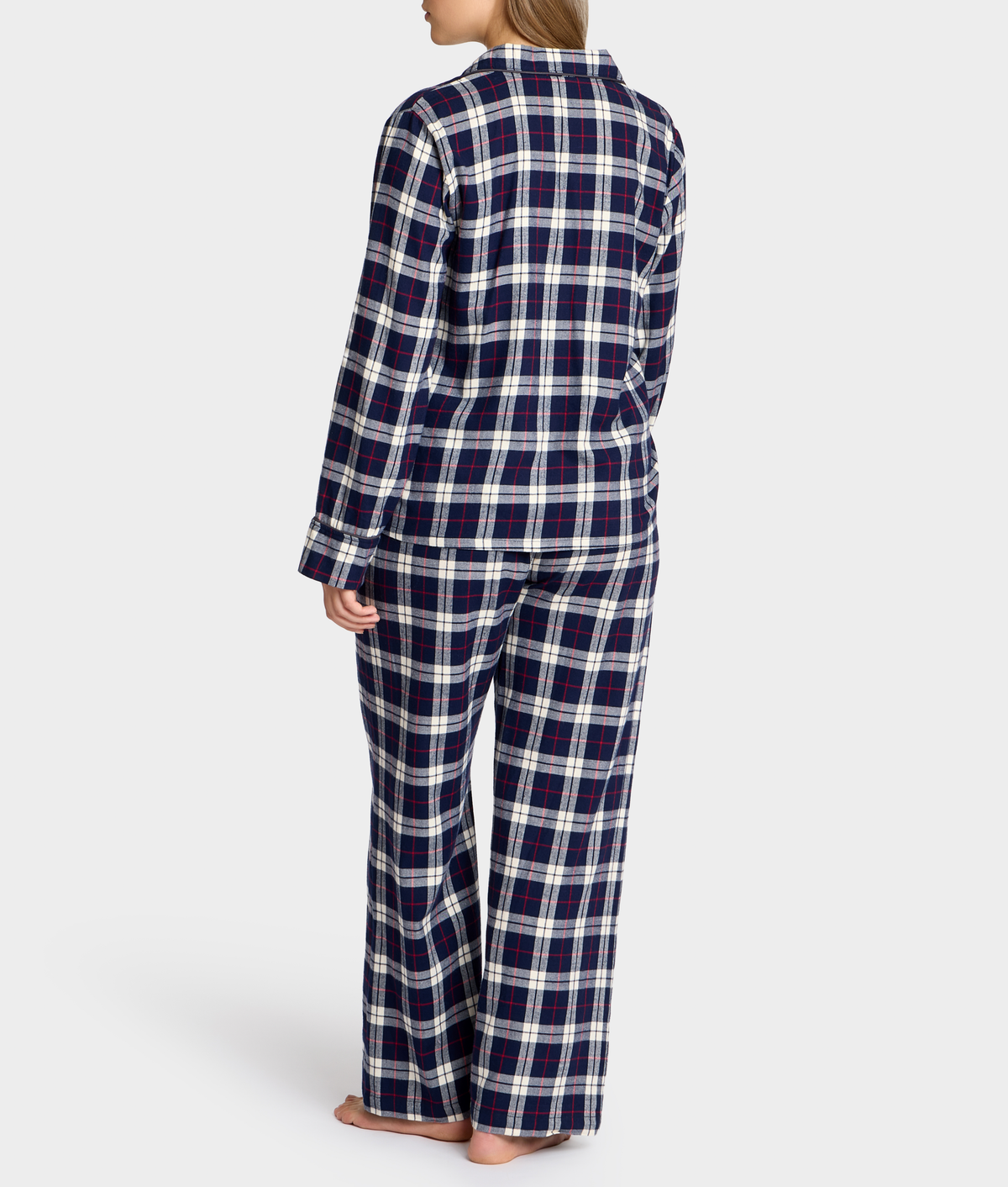 The Cozy Plaid Brushed Cotton Pajama Set