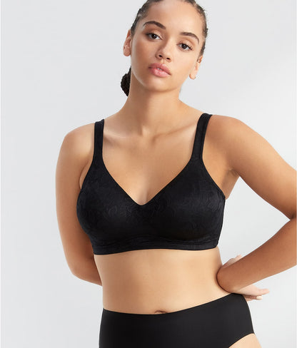 Jolie Jacquard Wire-Free Minimizer Bra