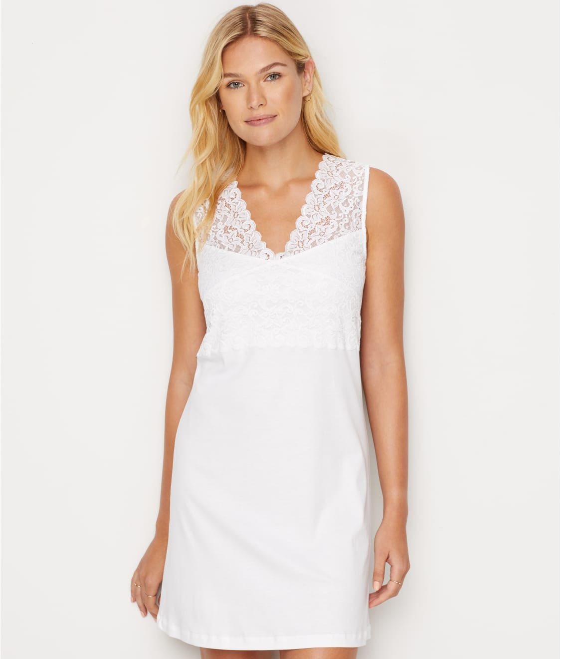 Moments V-Neck Cotton Tank Nightgown