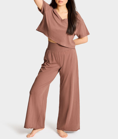 B30 V-Neck Crop Jersey Tee