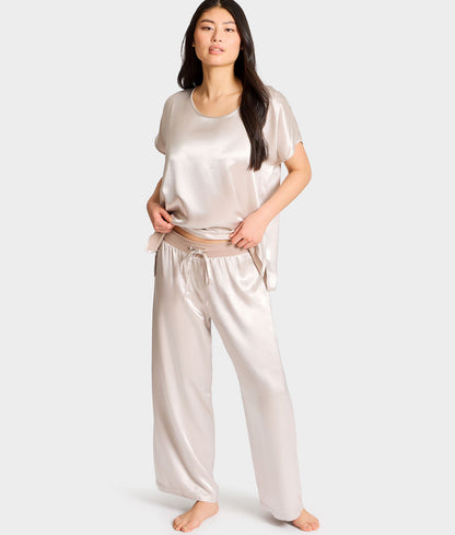 Jolie Satin Ankle Pants