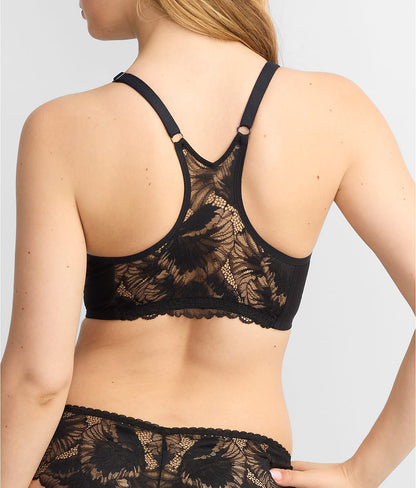 Calais Lace Front-Close Plunge Bra