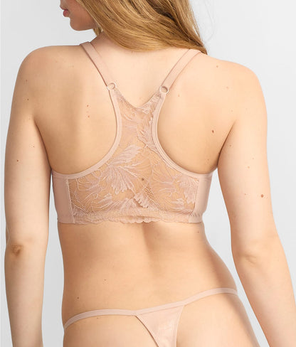 Calais Lace Front-Close Plunge Bra