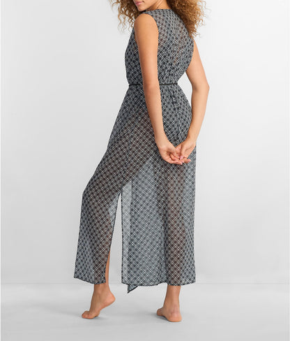Crinkle Chiffon Long Wrap