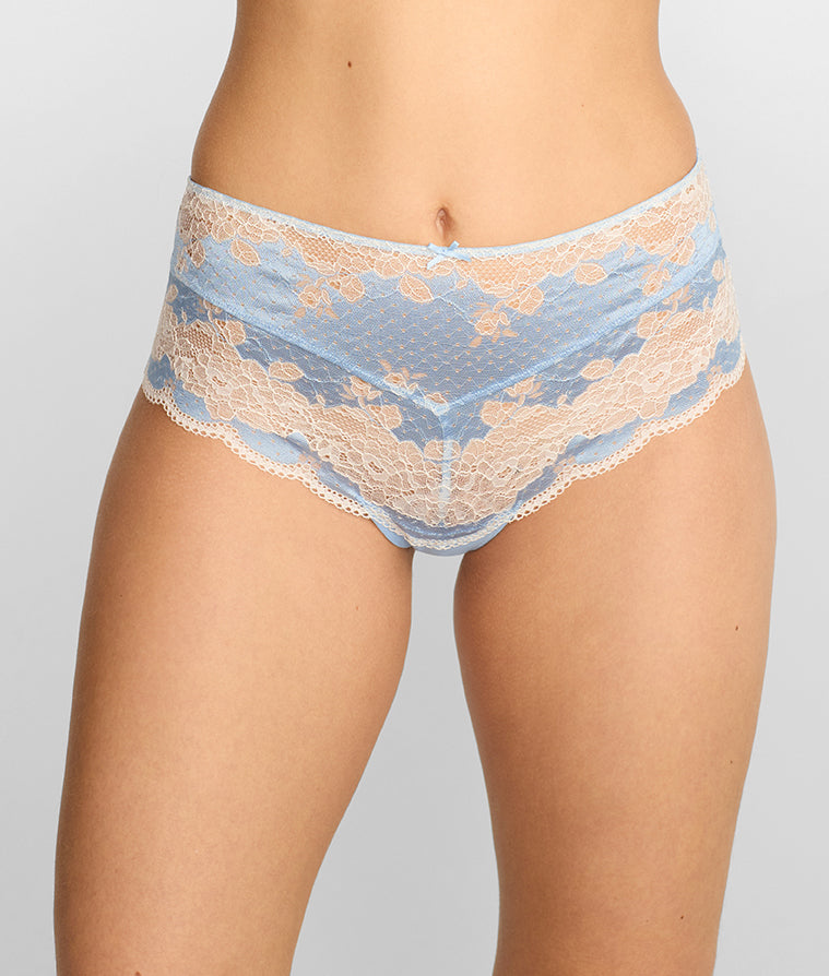 Clara Lace High-Waist Cheeky Brief