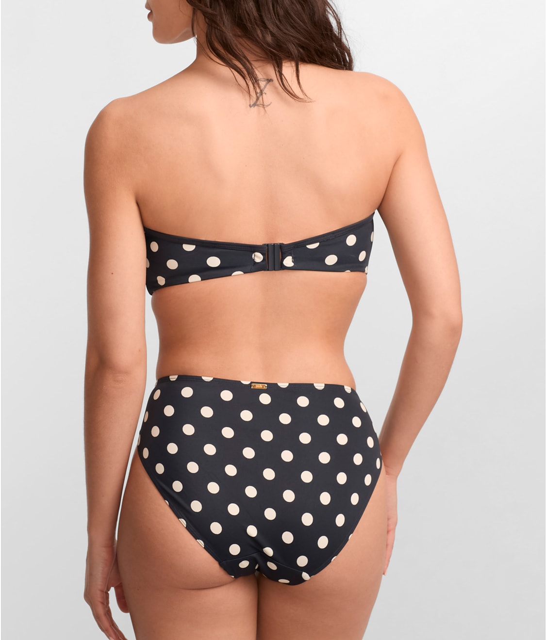 Anya Riva Spot Underwire Bandeau Bikini Top