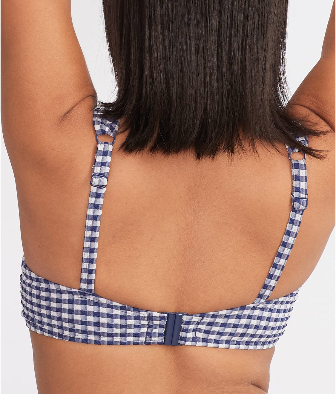 Gingham Olivia Underwire Balcony Bikini Top