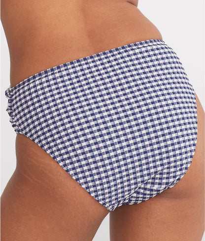 Gingham Midi Gather Bikini Bottom