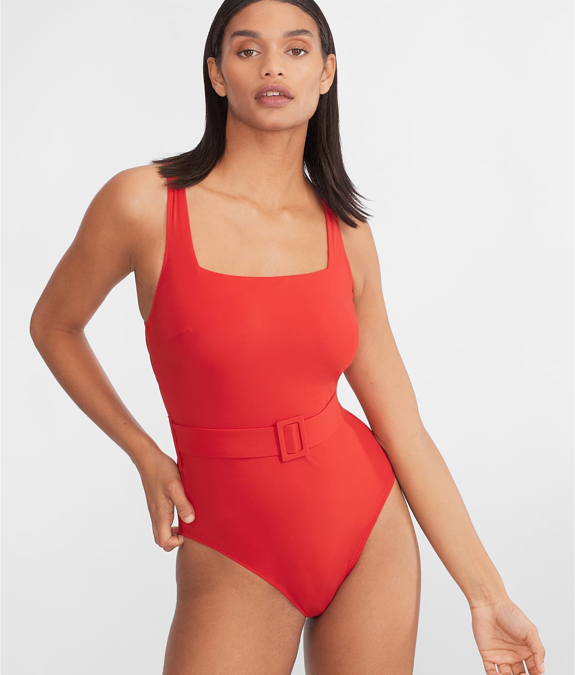 Serene Underwire Belted One-Piece Swimsuit