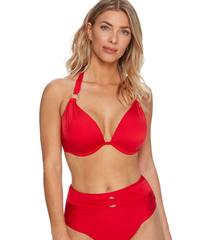 Samoa Push-Up Underwire Halter Bikini Top