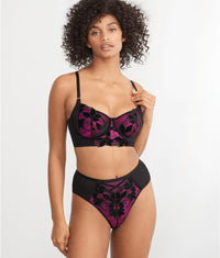 Black / Fuchsia