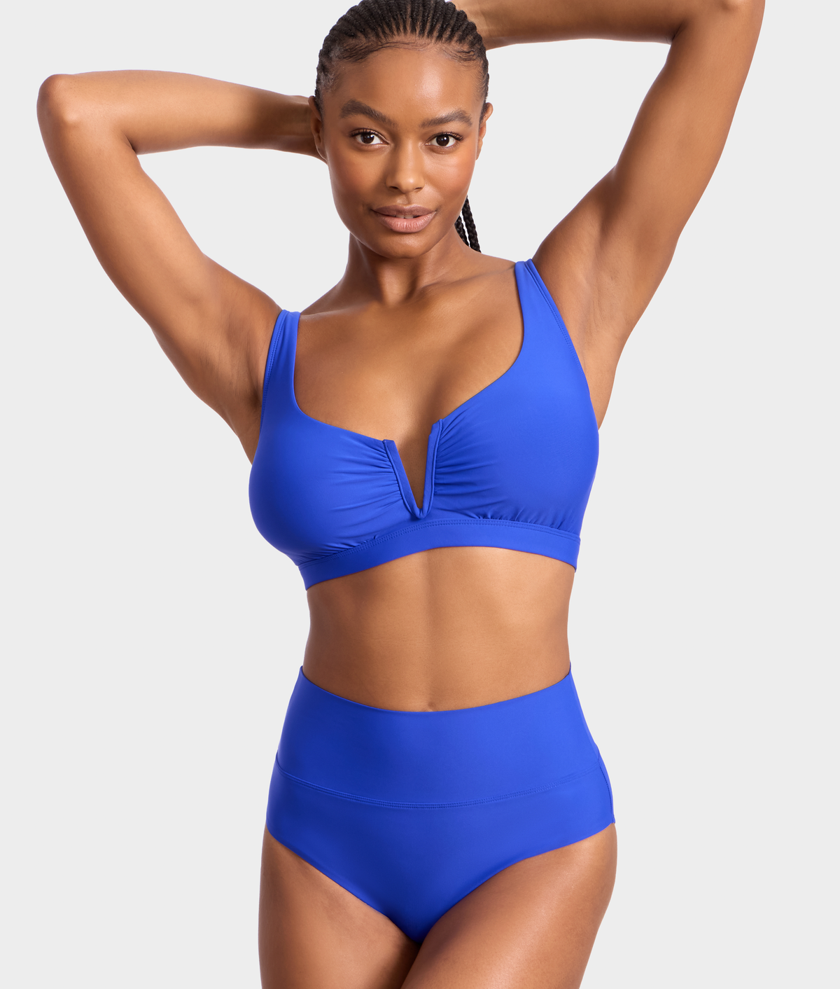 High-Waist Fold-Over Bikini Bottom
