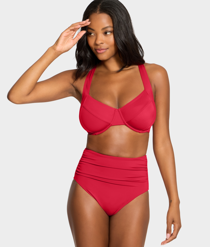 The Slimming High Leg Bikini Bottom