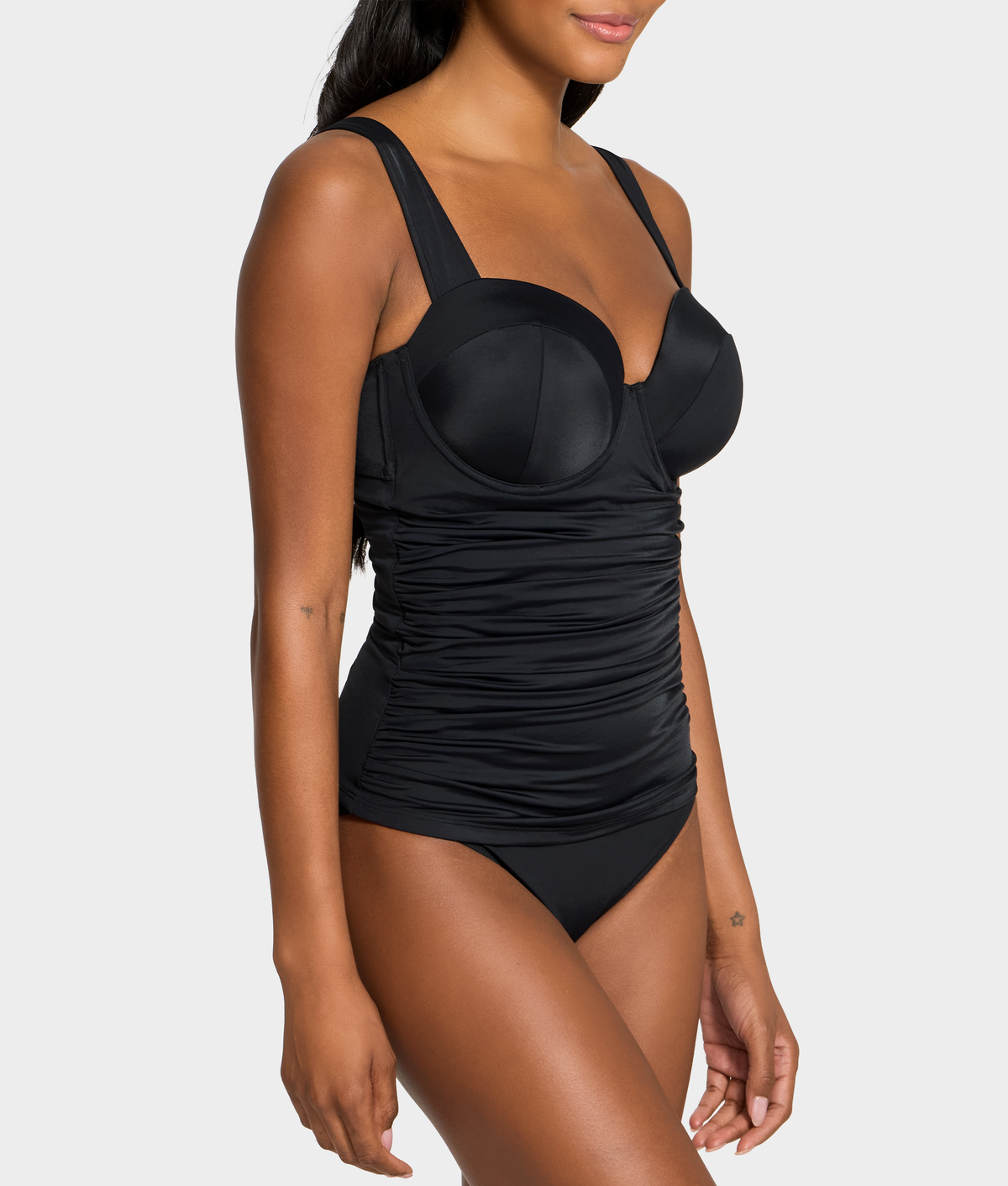 The Slimming Balconette Underwire Tankini Top