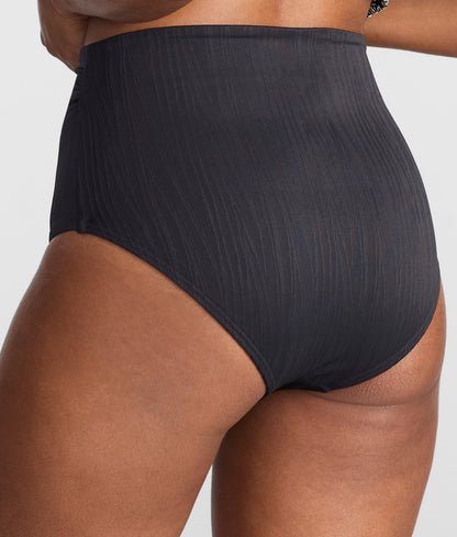 Capri Fold-Over High Waist Bikini Bottom
