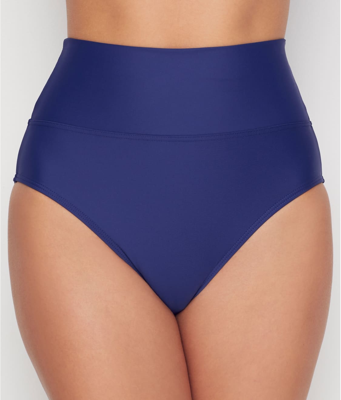 Hannah Fold-Over High-Waist Bikini Bottom