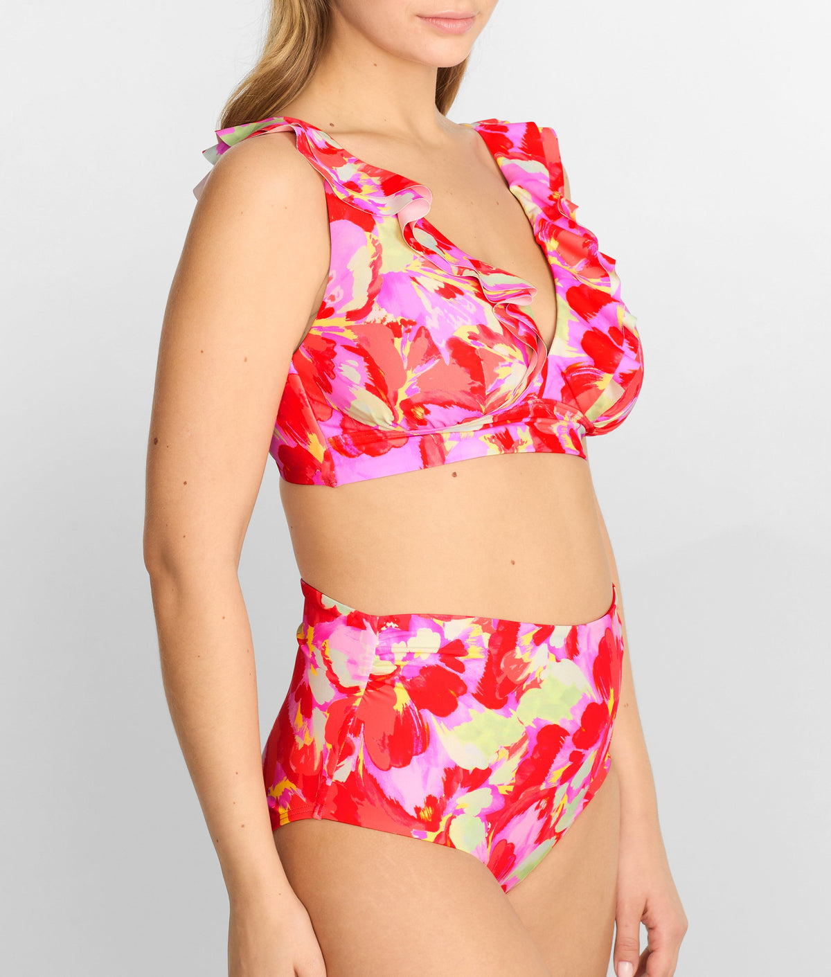 Willa Ruffle Wire-Free Bikini Top