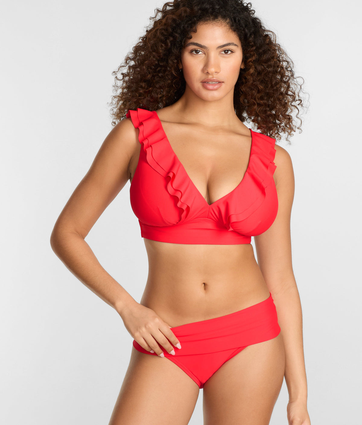 Willa Ruffle Wire-Free Bikini Top