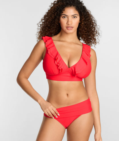 Willa Ruffle Wire-Free Bikini Top