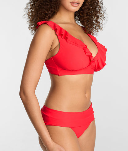 Willa Ruffle Wire-Free Bikini Top