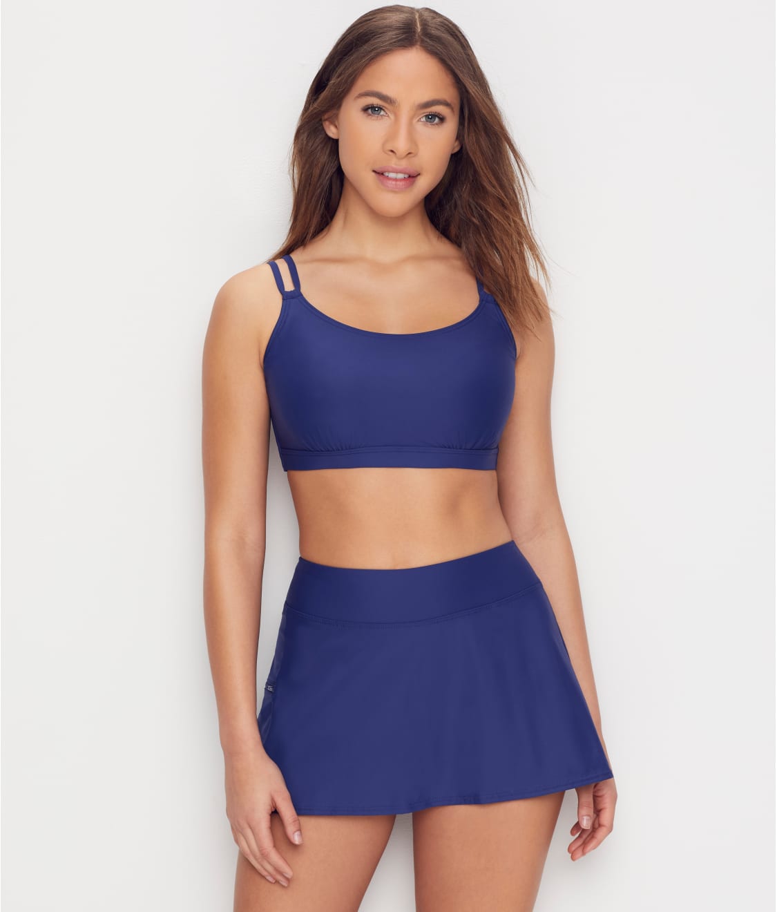 Sporty Skirted Bikini Bottom