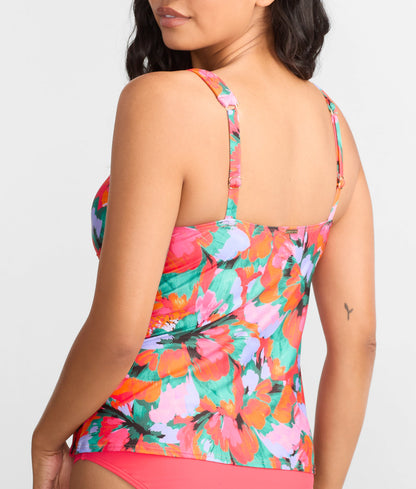Elsie Underwire Wrap Tankini Top