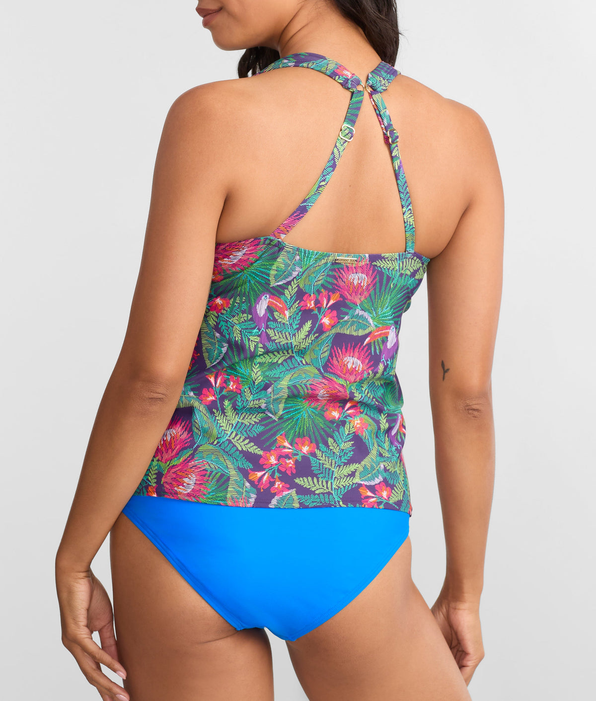 Elsie Underwire Wrap Tankini Top