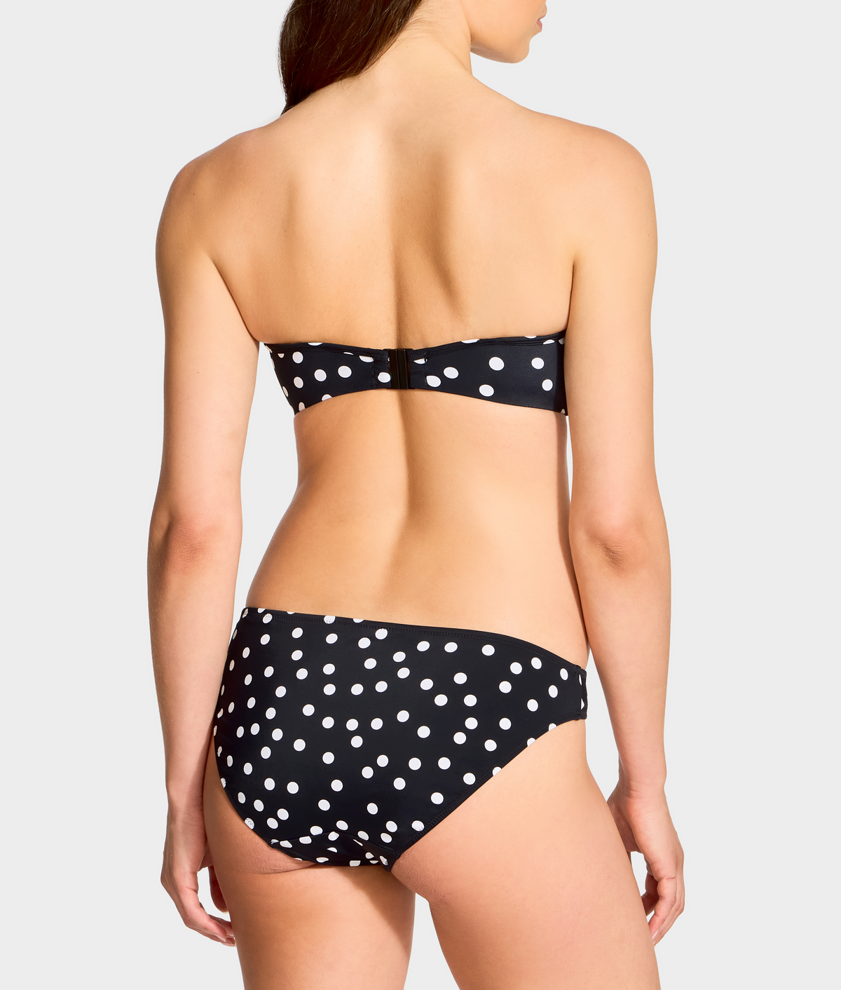 Polka Dot Scarlett Bandeau Bikini Top