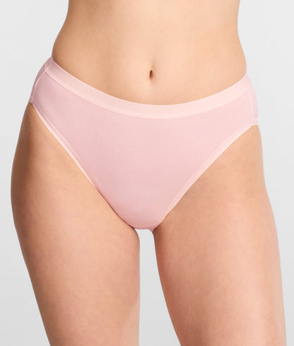 Understated Cotton Hi-Cut Brief