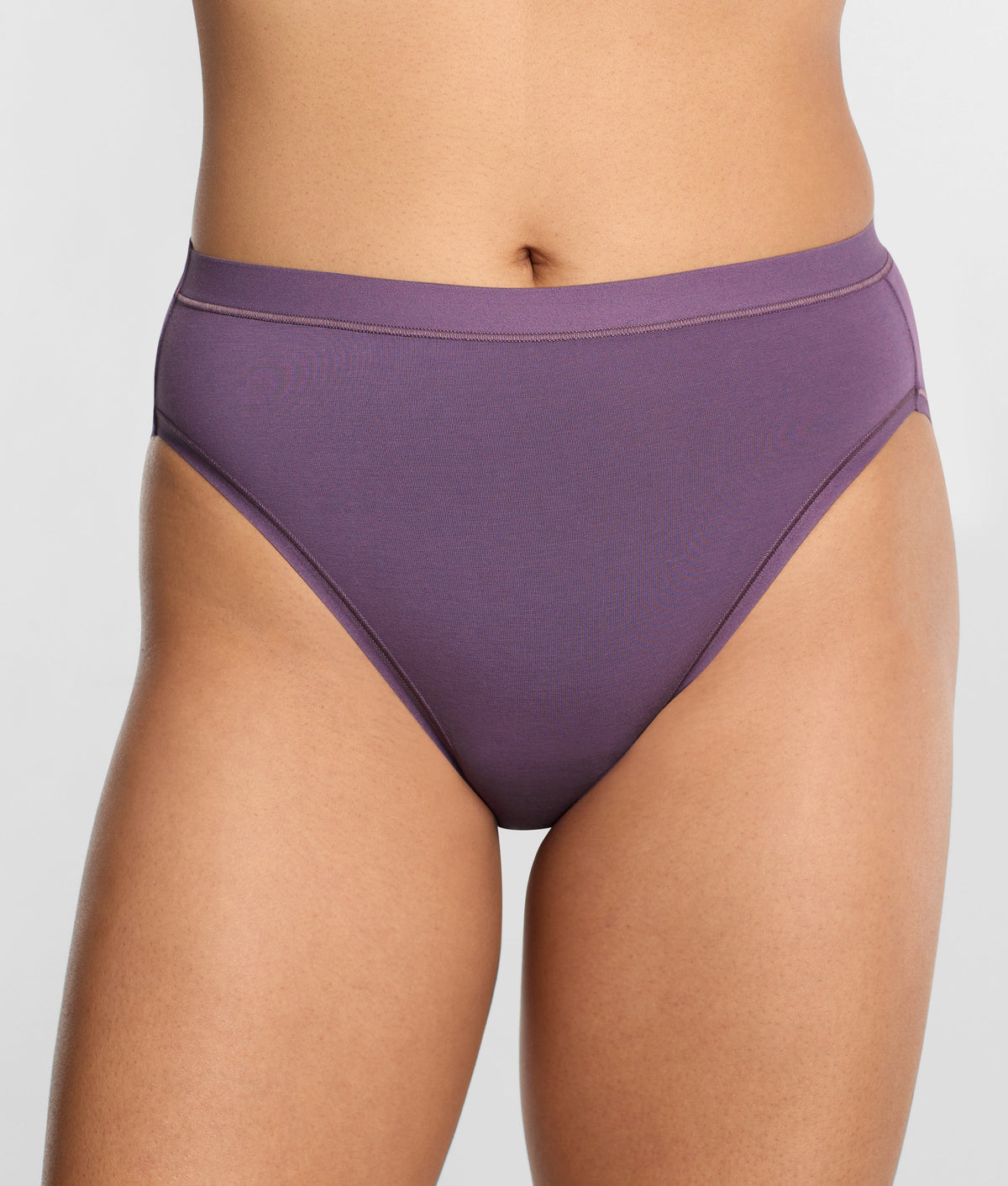 Understated Cotton Hi-Cut Brief