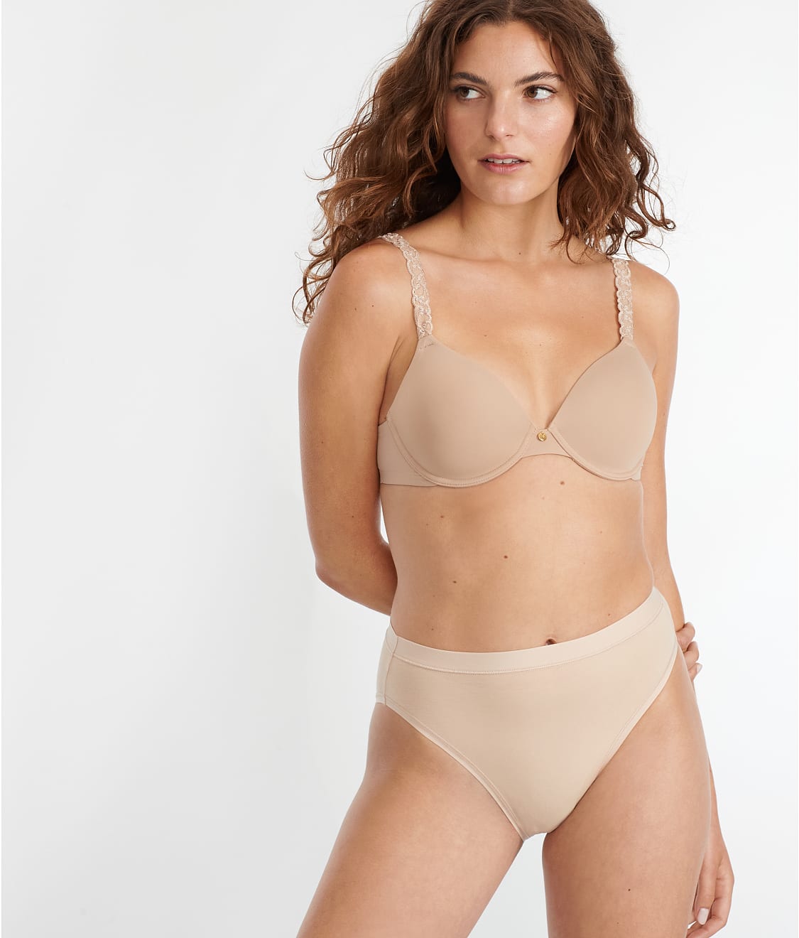 Understated Cotton Hi-Cut Brief