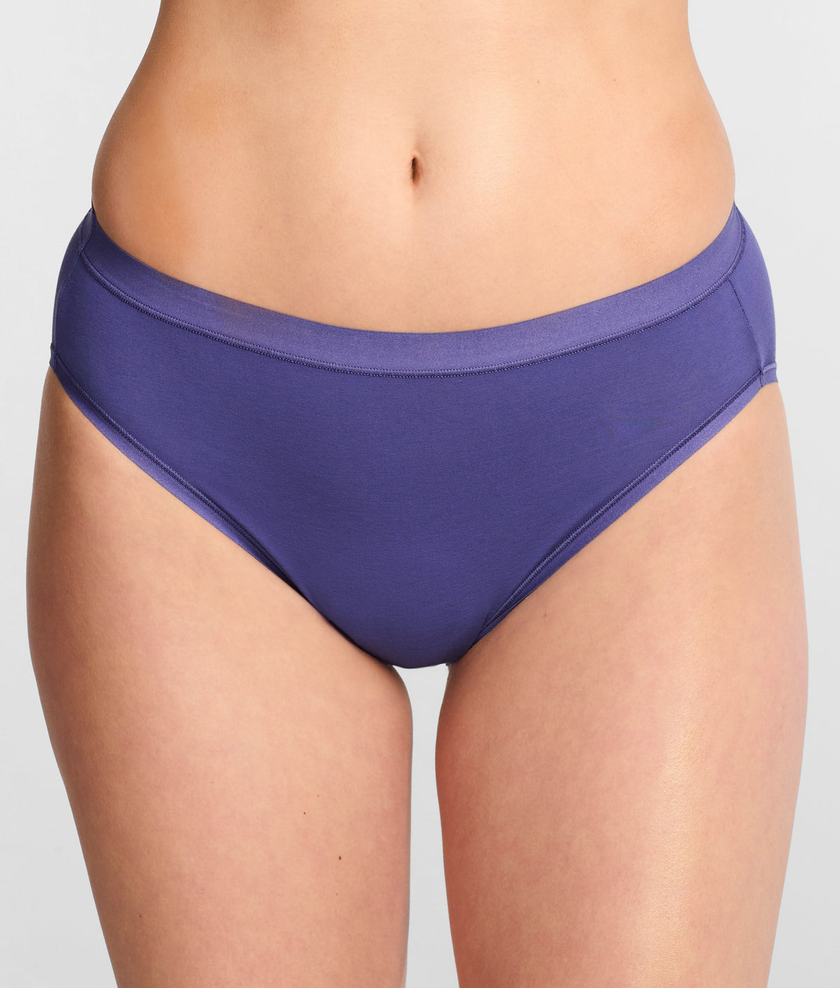 Understated Cotton Hi-Cut Brief
